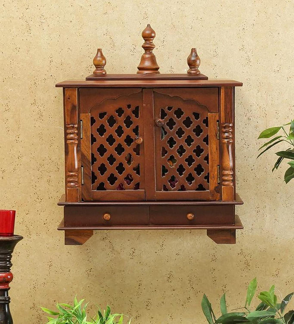 Kamdhenu Art and Craft Wooden Temple/Home Temple/Pooja Mandir/Pooja Mandap/Temple (4)