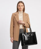 LEGAL BRIBE Textured Tote bag (Glossy Black)