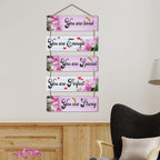 Artvibes You Are Loved You Are Enough Decorative Wall Hanging Ornaments | Quotes Decor Item | Wall Poster | Office Decor | Inspirational Quotes Wall Art | Mdf Wall Decoration | Gift Items (WH_6209N)
