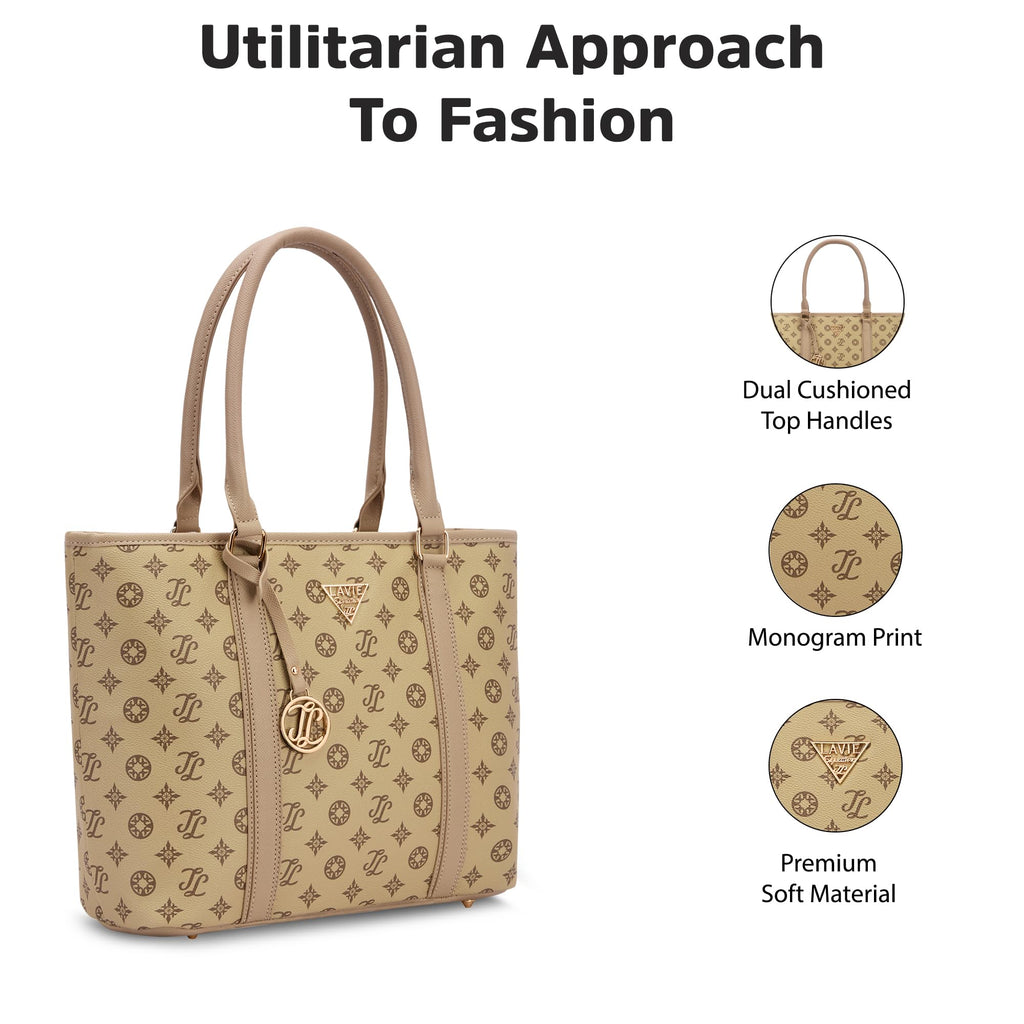 Lavie Signature Women's Alameda Tote Handbag | Tote Bag for Work | Ladies purse | Stylish Shoulder Bag | Gift for Women