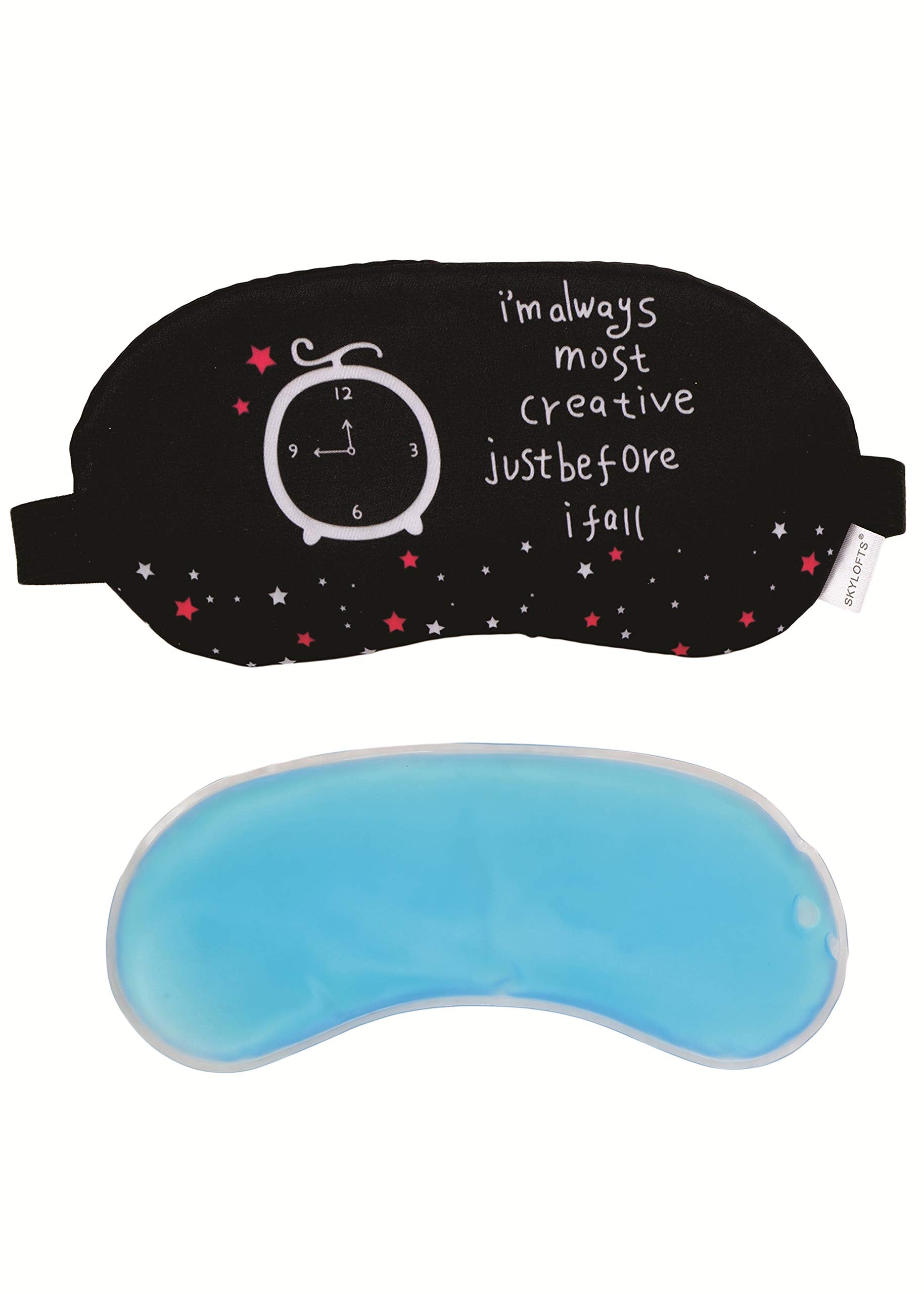 Friends of Meditation ® 100% Mulberry Silk, Super Smooth Sleep Mask And Blind Fold (Navy Blue)
