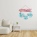 Artvibes Wall Hanging Home Decorative Wall Art for Living room | Bedroom | Gifts | Wall Hanger for Decoration | Modern Decor | Artwork | Wall Sculpture | Signs & PlaquesArt Print (WH_6403NR)
