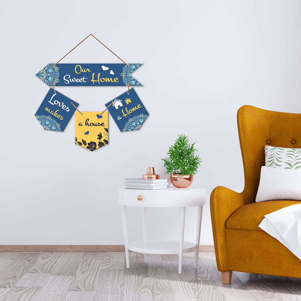 Artvibes Wall Hanging Home Decorative Wall Art for Living room | Bedroom | Gifts | Wall Hanger for Decoration | Modern Decor | Artwork | Wall Sculpture | Signs & PlaquesArt Print (WH_6424NR)