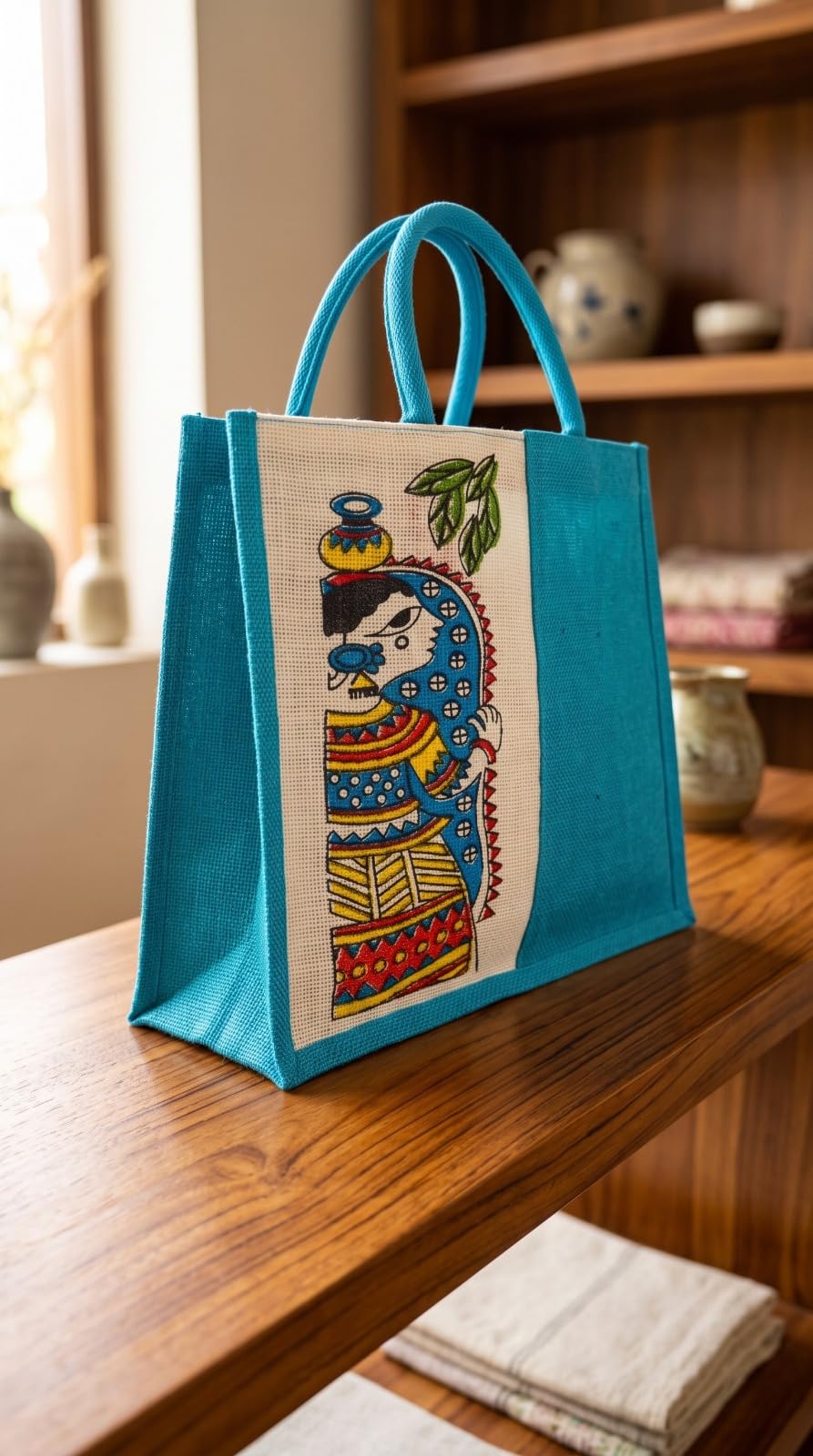 NEXUS Madhubani jute Bag