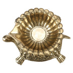 Artvarko Brass ASHT Dhaatu Large Size Diya Deepak for Puja Room Tortoise Kachua Statue Oil Deepak Lamp 7.5 Inches
