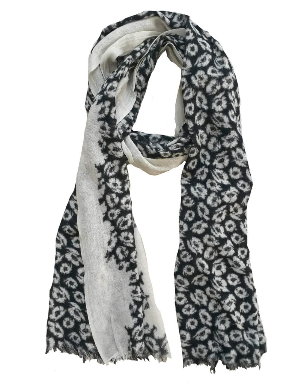 pashmina scarf 100% pure wool kashmiri pashmina shawl for women stole shawl handwoven handloom ultra soft printed woollen colorful scarves for women thin lightweight cozy and warm (Color 03)