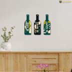 Artvibes Be Kind Be Brave Decor Designer Wall Hanging Wooden Art | Quotes Decor Item | Wall Poster | Office Decor | Inspirational Quotes Wall Art | Mdf Wall Decoration | Gifts (WH_9531N), Set of 3