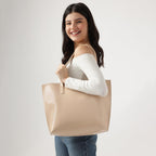 Fastrack Party Tote Bag for Women, Girls and Ladies | Fits Upto 14 Laptop | Large Tote Bag with Button Closure