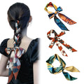 Qleema 3Pcs Satin Scarf for Women Stylish, Hair Scarf Belt for Jeans
