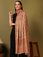 Pashmoda Women Gulraiz Kaani Wool Blend Kashmiri Shawl (Size: 40x80in, 101x203cm) RSS43