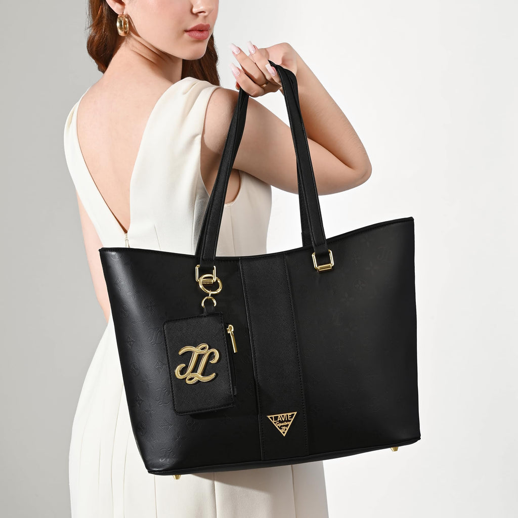 Lavie Signature Women's Edison Colourblock Tote Handbag | Tote Bag for Work | Ladies purse | Stylish Shoulder Bag | Gift for Women