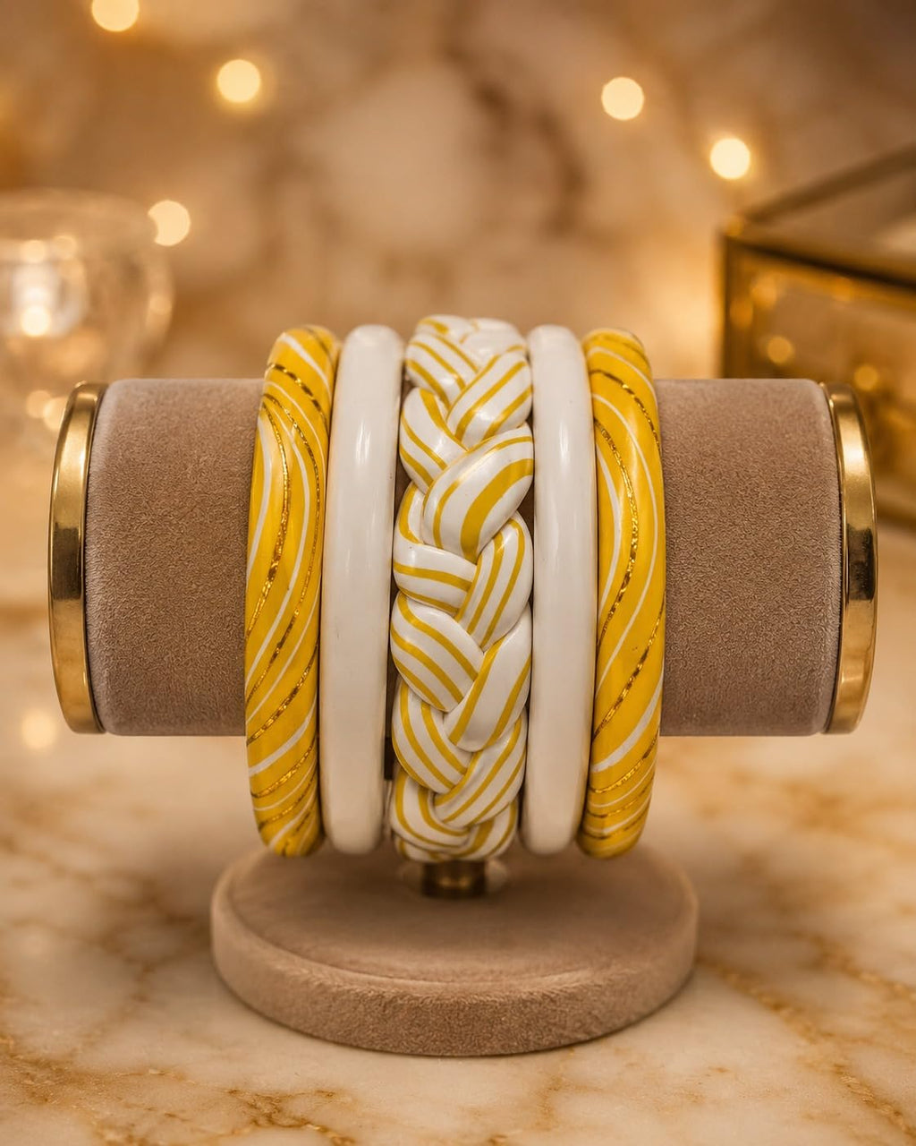 HTMS Handmade Braided Thread Kada Bracelet for Women & Girls | Jaipur Style Choti Braid Bracelet | Colorful Ethnic Boho Fashion Jewelry | Lightweight