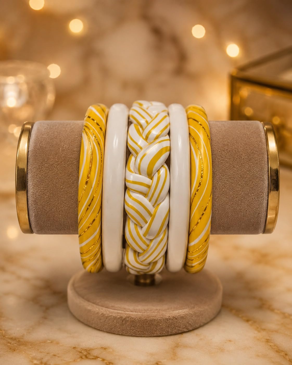 HTMS Handmade Braided Thread Kada Bracelet for Women & Girls | Jaipur Style Choti Braid Bracelet | Colorful Ethnic Boho Fashion Jewelry | Lightweight