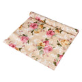 Kuber Industries Shelf Liner | Shelf Mat for Drawer Organizer | Flower Design Wardrobe Mat | 5 Meter | Beige Kafalo