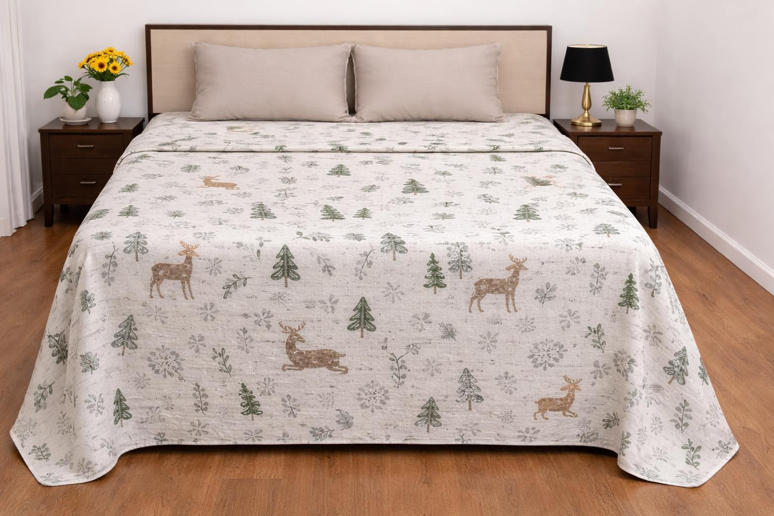Premium Flannel Dohar for Double Bed | Ultra Soft & Lightweight AC Blanket | Breathable All Season Blanket Ac Quilt for Summer & Mild Winter | Machine Washable (84x90 Inches)_Print Style 41 Kafalo