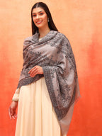 Pashmoda Women Kohsar Kashmiri Jamawar Woven Design Shawl (Size: 40x80in, 101x203cm) SECS53