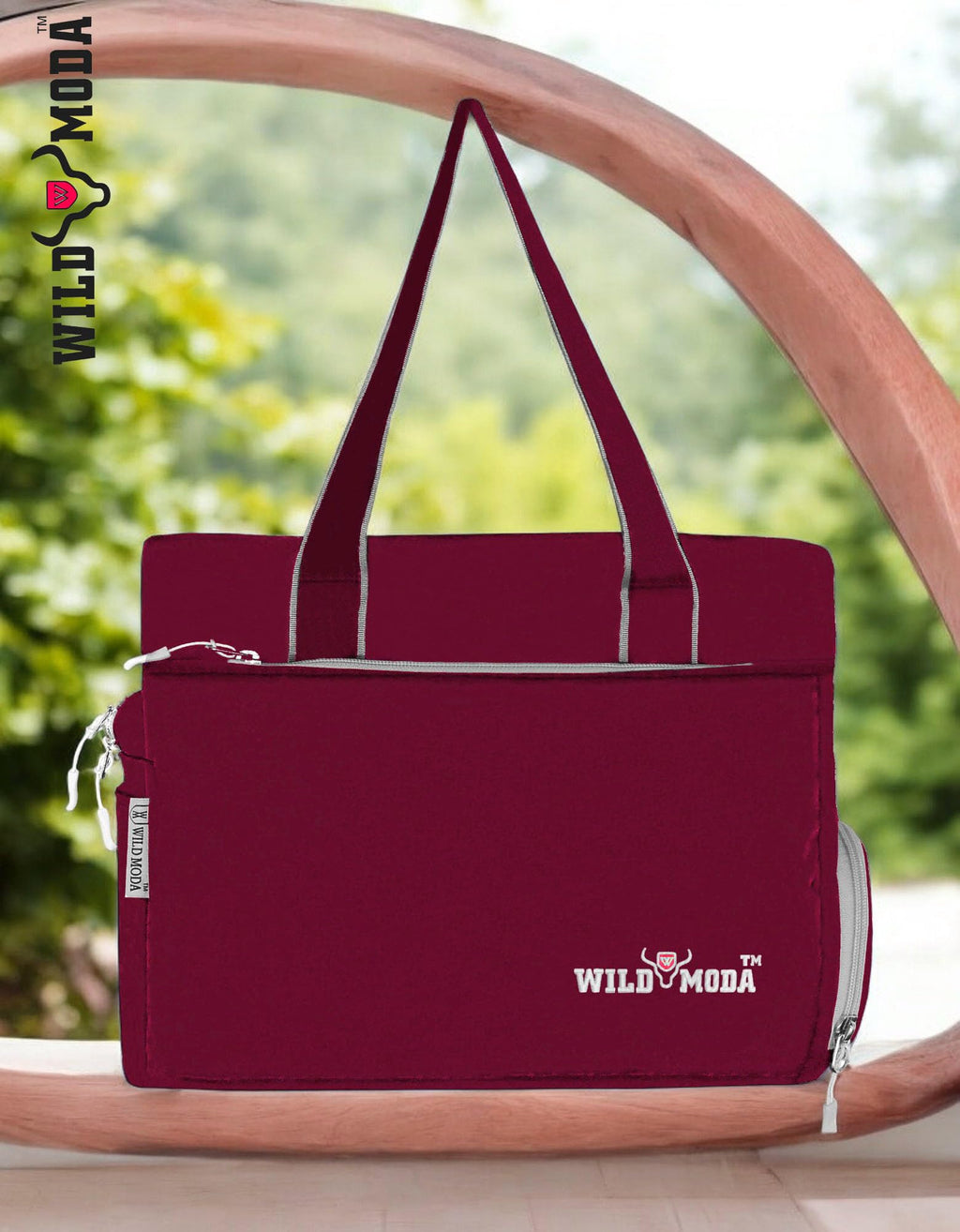 WILD MODA Women Womania Shoulder & Tote Bag For Ladies (Maroon)