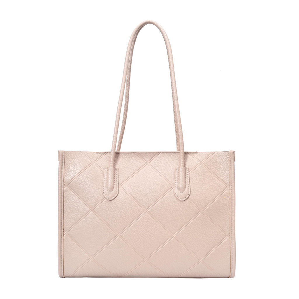 Lino Perros Womens Beige Tote Bag