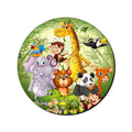 Artvibes Wooden Premium Wild Funny Animal Puzzles for Kids | Jigsaw Puzzles for Kids Age 2 and 3 | 19 Piece Puzzles | Toddlers Wooden Puzzle | Fun Learning Brain Booster for Little Champions (PZ_708N)