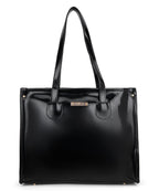 LEGAL BRIBE Textured Tote bag (Glossy Black)