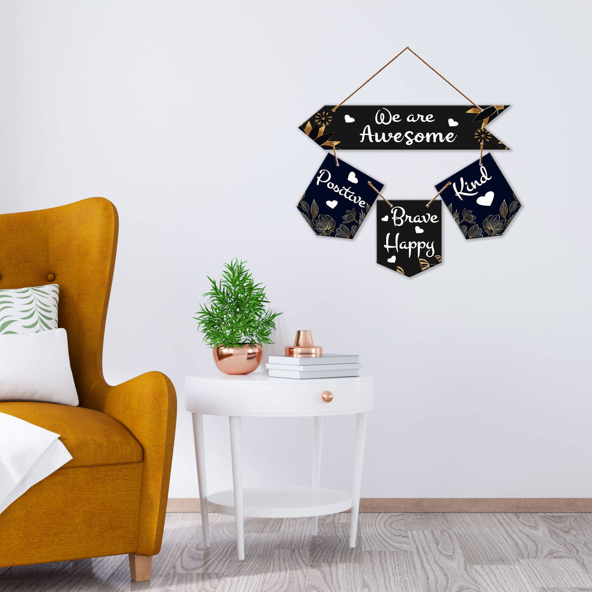 Artvibes Wall Hanging Home Decorative Wall Art for Living room | Bedroom | Gifts | Wall Hanger for Decoration | Modern Decor | Artwork | Wall Sculpture | Signs & PlaquesArt Print (WH_6421NR)