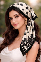 Wirkqeez Silk Head Scarf for Women – Luxury Satin Silk Hair Scarf, Soft Bandana Wrap for Sleeping, Hair Protection & Styling (Multicolor_01)