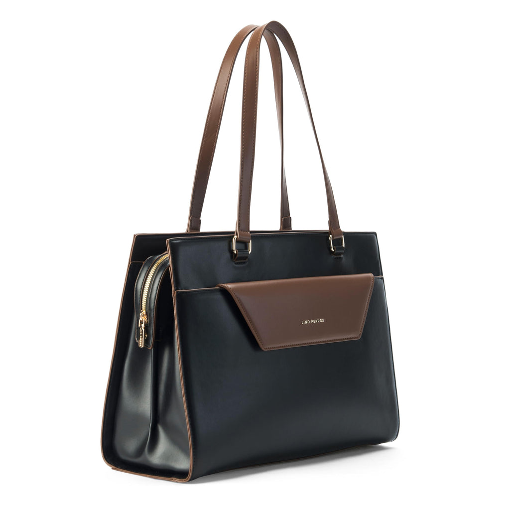 Lino Perros Monroe Sophisticated Black Tote Bag