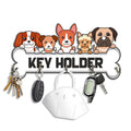 Artvibes Unique Stylish Wooden Key Holder for Wall Decor with Stylish Stainless Steel 5 Hooks Beautiful Key Organizer for Home Decoration(KH_805N)