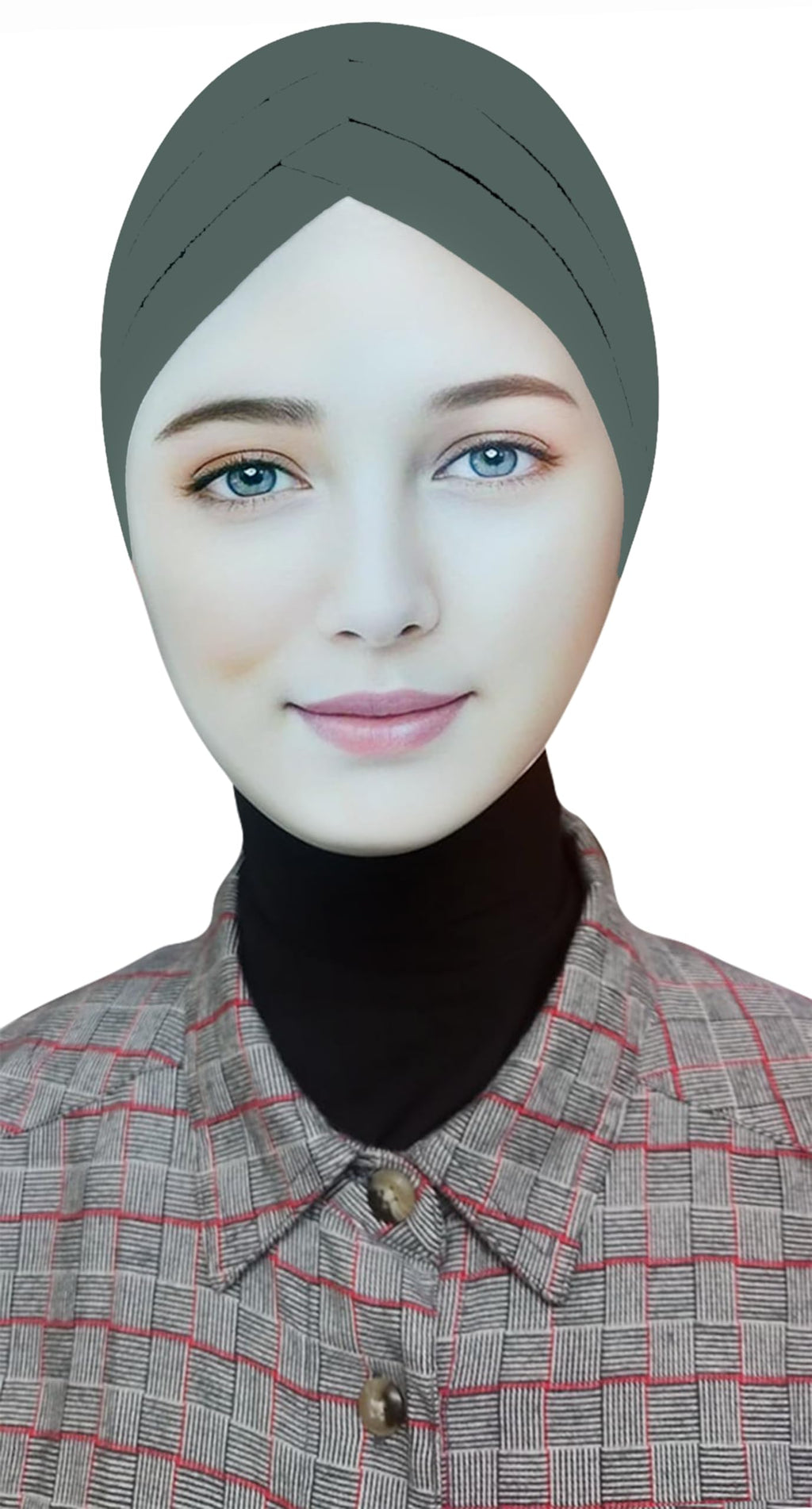 TCP Women’s Turban Cap Premium Jersey Under Scarf,Bonette InnerCap,Headscarves,Hijab (SAGE GREEN)