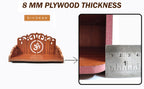 DIVOKAH® Plywood Small Wooden Temple for Home Office and Shop/Wall Hanging Temple/sinhasan/Pooja mandir/Pooja Stand/Hindola (8 MM Plywood Thickness) WDN_OMO