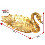 RCI Handicrafts Prince Home Decor & Gifts Metal Solid Tray Bowl (19 X 9 X 10 Cm, Gold), 1 Liter