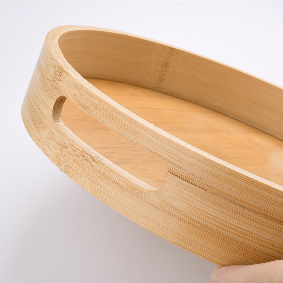 Acacia Wood Platter Boards Long Decorative Trays Home Decor Cheese Board Wooden Serving Platters for Cookie, Snack, Dessert, Food Dish Cake Appetizer Plates (Round Serving Wooden 12inch)