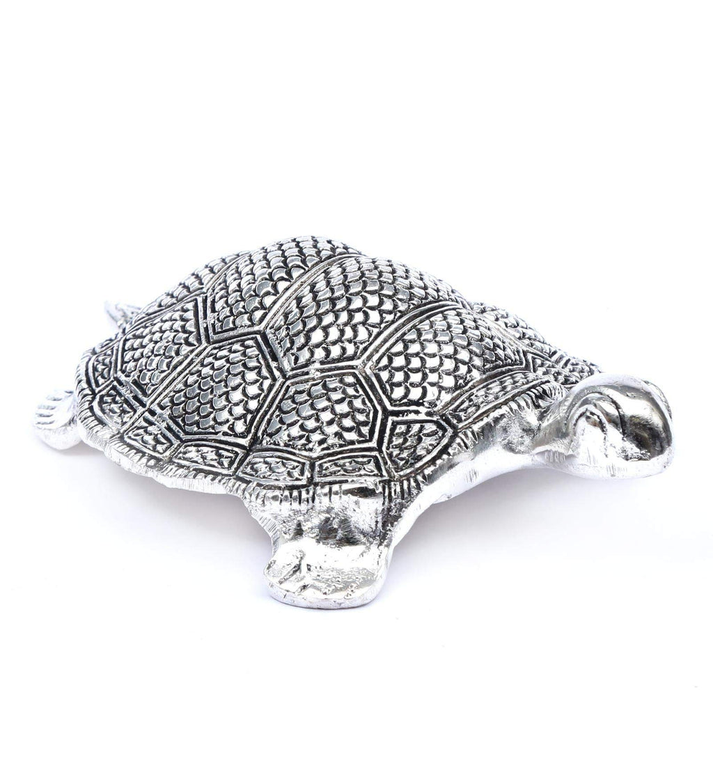 KridayKraft Metal Turtle (Tortoise for Vastu Feng Sui) kachua Yantra for Good Luck, Gift for Career and Luck Home Decoration