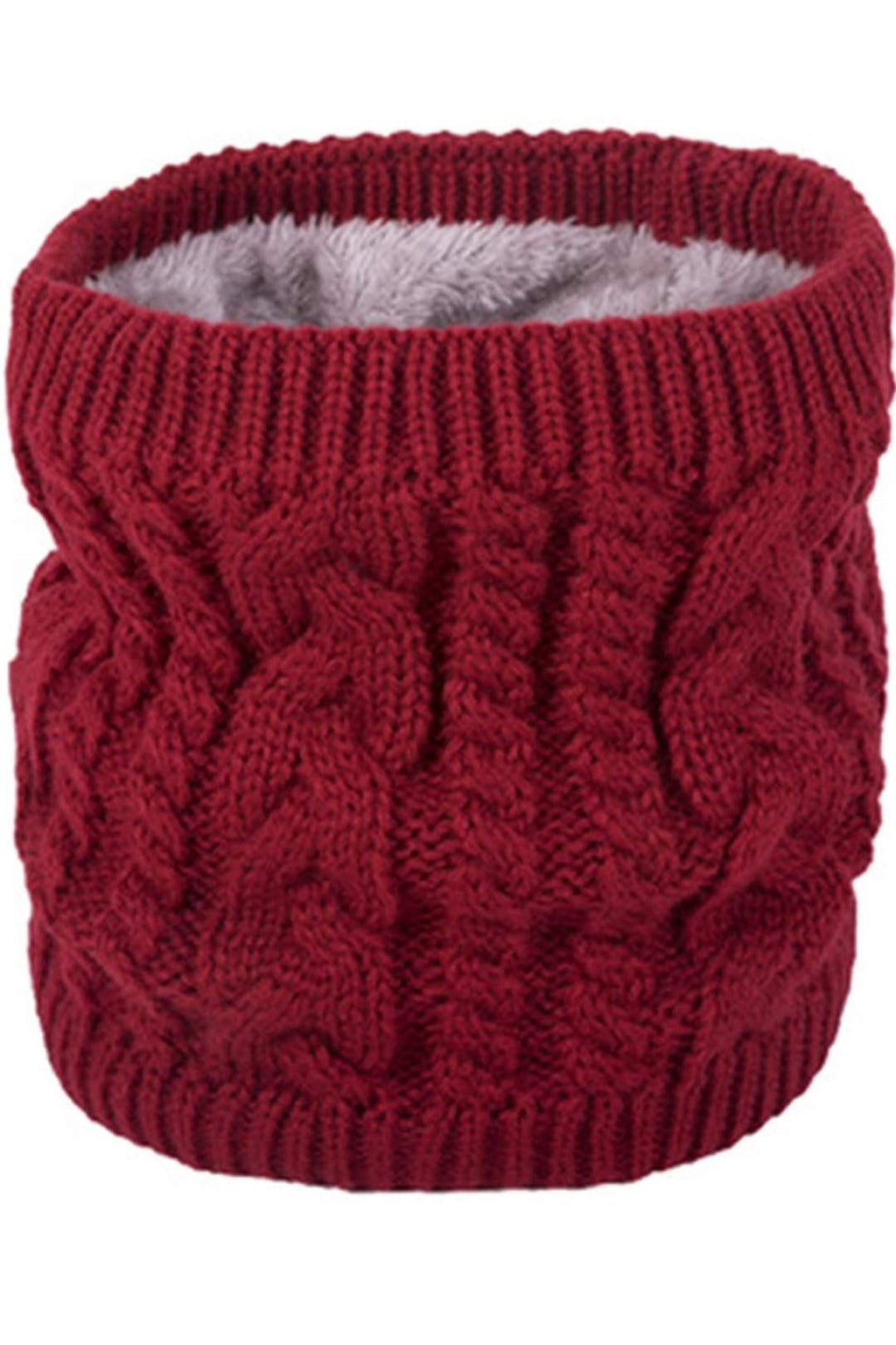 Generic Ultra Soft Unisex Woolen Neck Scarf Warm, Snow Proof_Freesize,Red