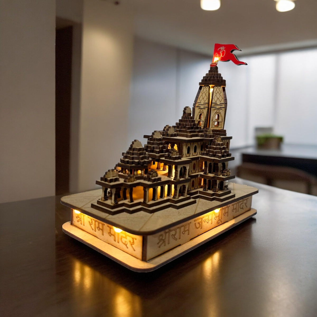 Maclarg India Ram Mandir Ayodhya 3D Model, 14x8x15 CM