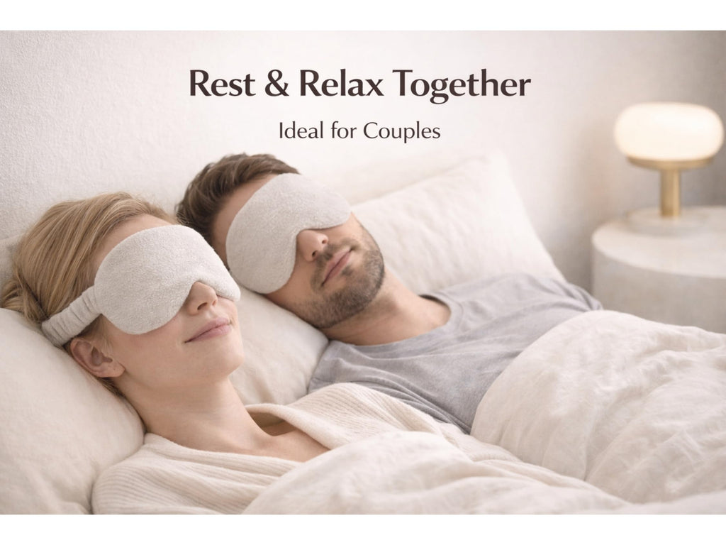 Amfs Store Velvet Neck Pillow with Eye Mask & Ear Buds, 3 in 1 Combo Pack (Multicolored) Pack of 1