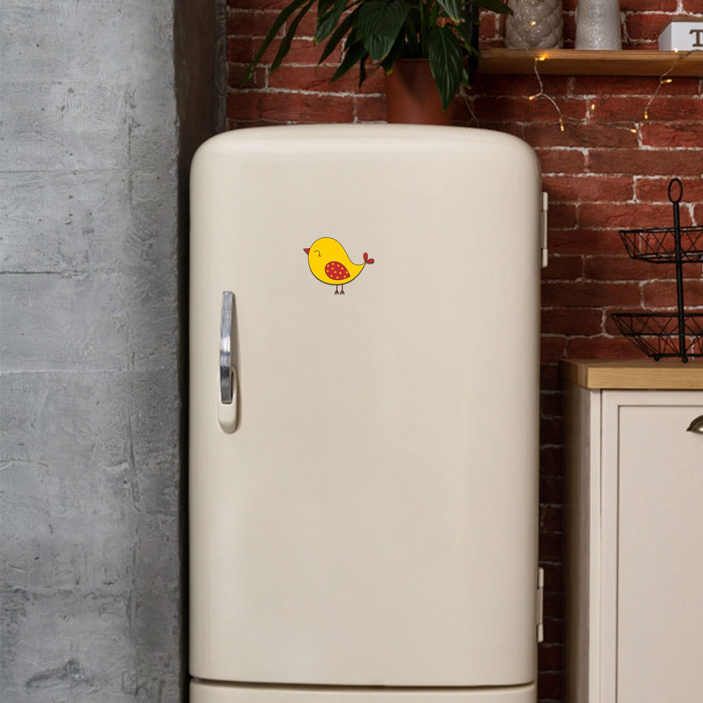Artvibes Fridge Magnet Cute Bird Decorative Magnet for Refrigerator|Almirah|Washing Machine(RM_7010)