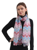 EH 100% Pure Mulberry Silk Scarf for Women, head scarf, neck scarf, hair scarf, digital printed long (22 X 72) (MC 7)