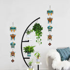 Artvibes Tribal Tiki Masks Wooden Wall Hanger for Home Decor | Living Room | Festive Decor | Decoration Wall Hanging Items | Wall Poster | Aesthetic Wall Art | Unique Gift Items (WH_5203N), Set of 2