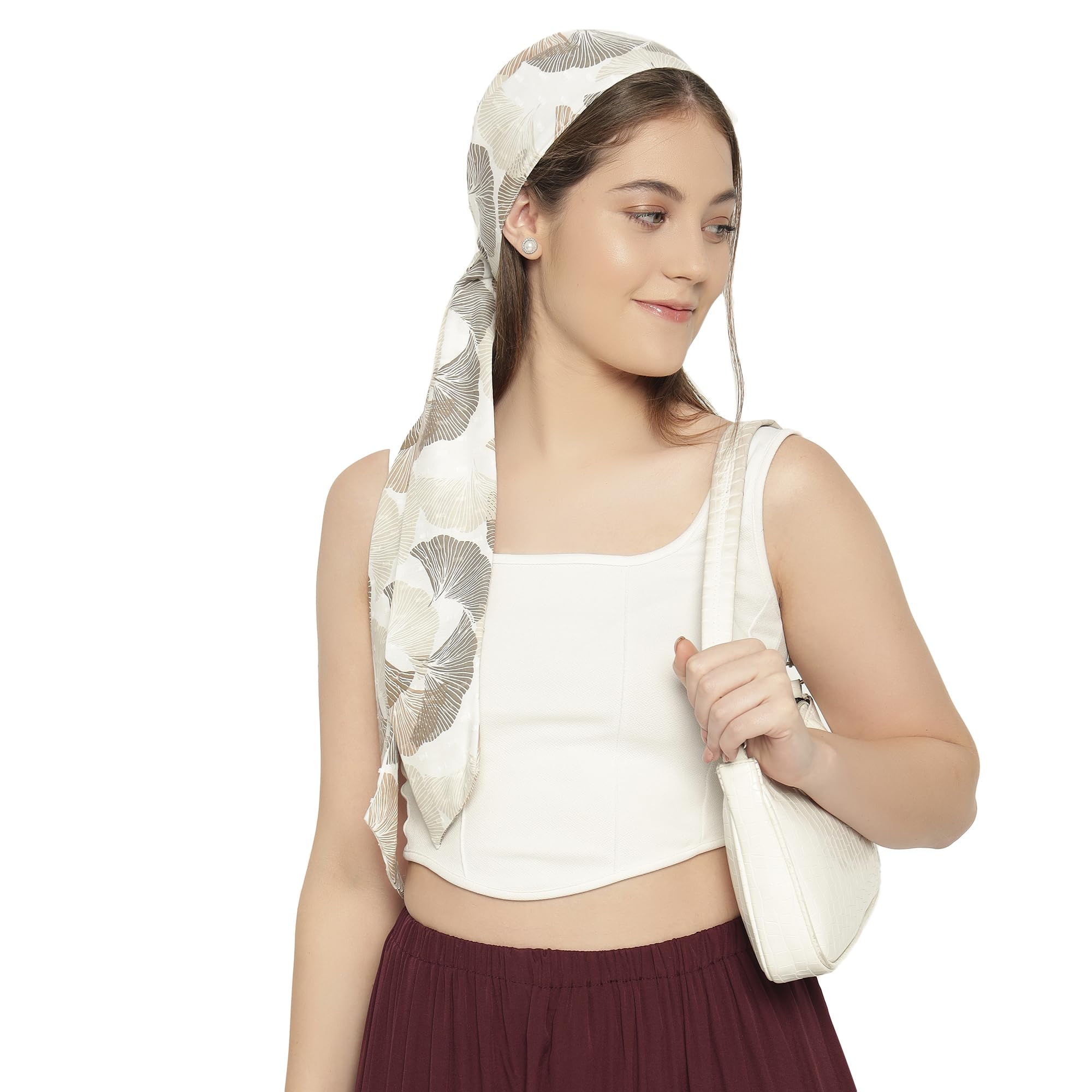 The Headscarves Premium Cotton Printed Headscarf for Women – Soft Chemo Headwear, Stylish Hijab Cap, Breathable Headwrap for Hair Loss, Modest Fashion Scarf & Cancer Turban