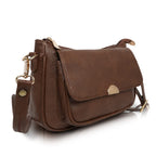 LANCER Hobo Crossbody Shoulder Bag for Women & Girls – Stylish Tote Sling Handbag with Adjustable Strap | Ladies Purse, Travel Casual Office Bag (Brown)