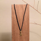 AAKRITI ART CREATIONS Boho Mandala Harmony Handcrafted Ethnic Necklace | Handmade Jewellery | Ethnic Matte Necklace for Women & Men | Gifts for Women