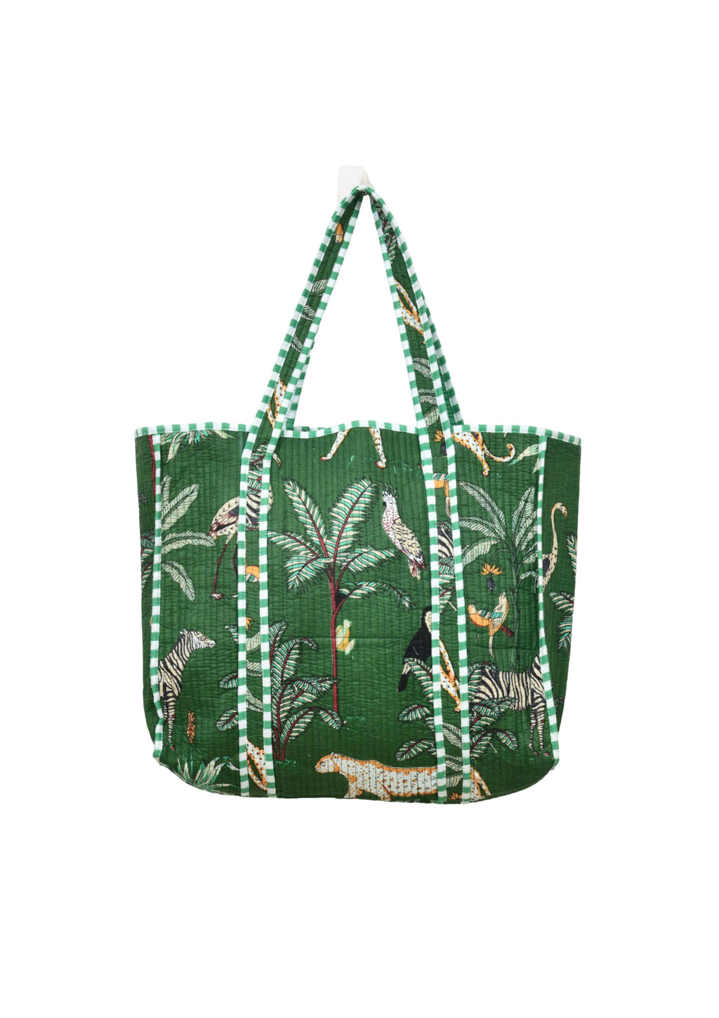 Yda fashion Quilted Cotton Tote Bag – Reusable Large Shopping Bag for Women & Men, Lightweight Eco-Friendly Grocery Tote with Printed Design, Shoulder Bag for Travel, Beach & Daily Use