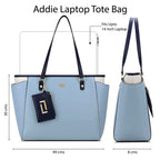 Lavie Luxe Women's Addie Large Laptop Tote Handbag | Fits Upto 15 Inch Laptop | Laptop Bag for Work | Ladies purse | Stylish Shoulder Bag | Gift For Women