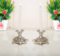 KridayKraft Metal Tortoise Candle Holder Set of 2 pcs for Living Room Bedroom Home Décor Decorative Showpiece for Candle Light Dinner & Dining Table Figurines Candle Stand