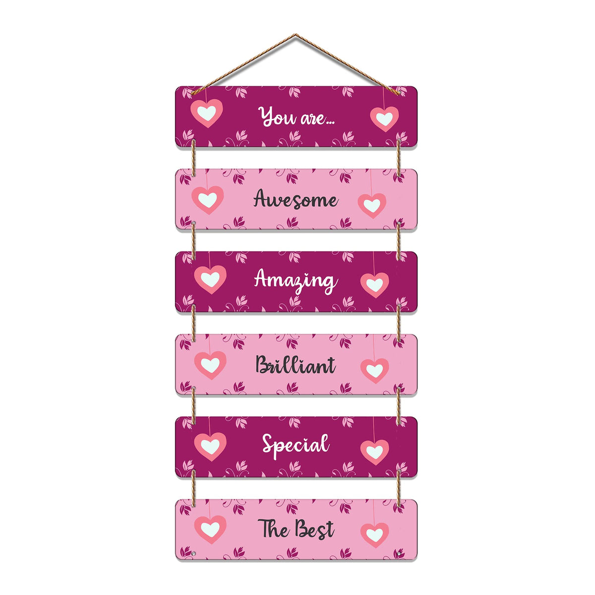 Artvibes You Are Awesome Amazing Wall Hanging Wooden Art | Quotes Decor Item | Wall Poster | Office Decor | Inspirational Quotes Wall Art | Mdf Wall Decoration | Unique Gift Items (WH_3255N)