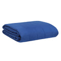 Mysasleep Weighted Blanket - Cooling Breathable Microfiber with Premium Glass Beads (Midnight Blue 60 x 80 20 LB) Kafalo