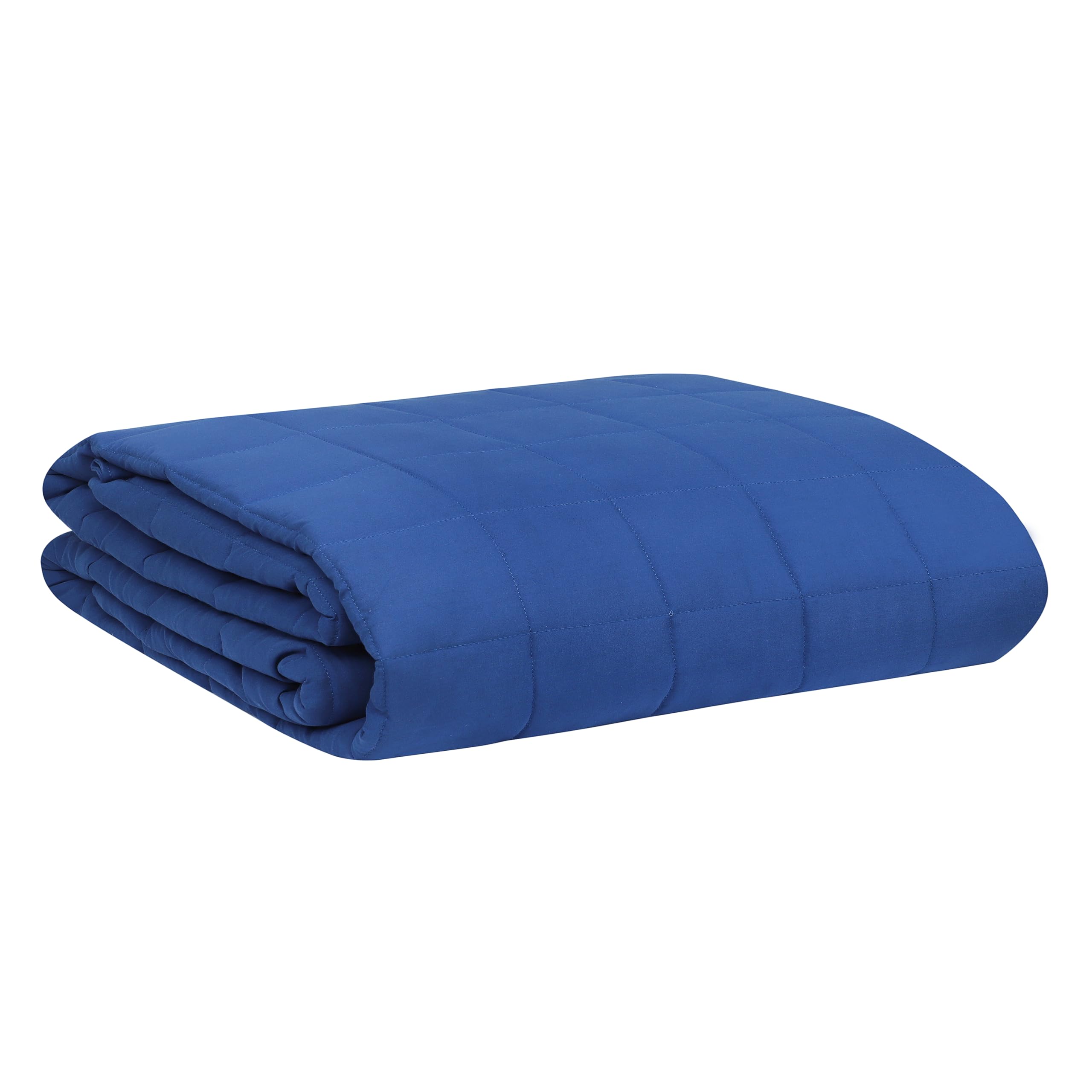 Mysasleep Weighted Blanket - Cooling Breathable Microfiber with Premium Glass Beads (Midnight Blue 60 x 80 20 LB) Kafalo