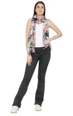 StoleVilla Women's Printed Chiffon Scarf (STOLEVILLA_065_Multicolor)