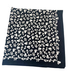 CrossKulture Printed Poly Silken feel Scarf Stole for Women | Stylish, Soft, & Lightweight | Satin Feel Neck, Hair & Head Scarf for Women | Square Silk Stole for Handbag (Colour77)